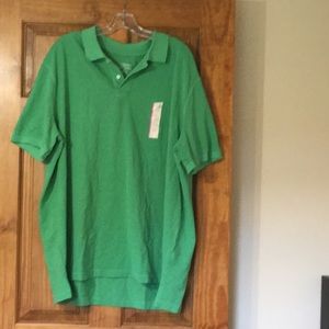 NWT Men’s Merona Green Polo Size XXL